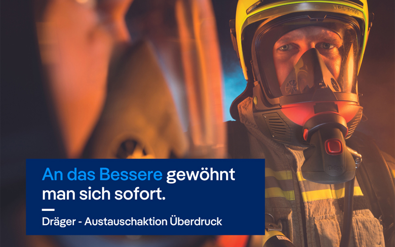 Aktuelle Neuigkeit zum Thema Dräger Austauschaktion: Lungenautomaten und Atemschutzvollmasken